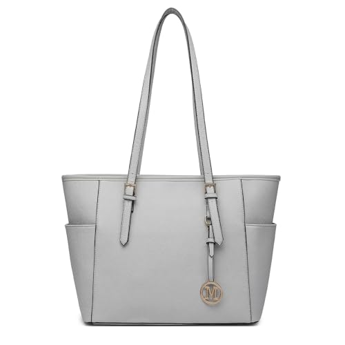 Miss Lulu Handtasche Damen Tasche Shopper Groß Schultertaschen Große Handtasche Damentasche mit verstellbarem (verbesserte Version) von Miss Lulu