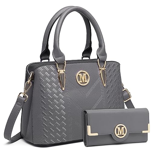 Miss Lulu Handtasche Damen, Handtasche Damen Mittelgroß, Shopper mit Geldbörse Set von Miss Lulu