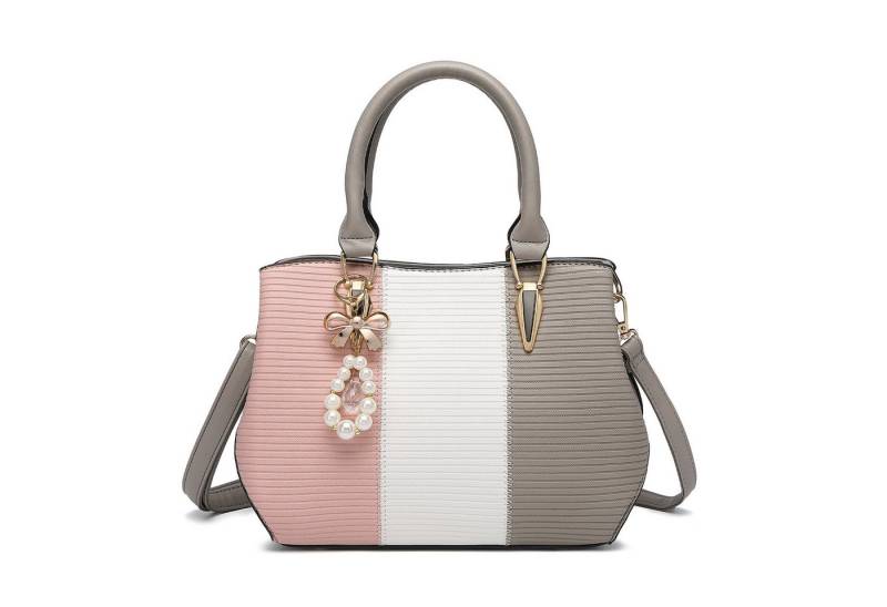 Miss Lulu Henkeltasche Handtasche Damen Mittelgroß Tasche Multicolor Elegant Henkeltasche (1-tlg) von Miss Lulu