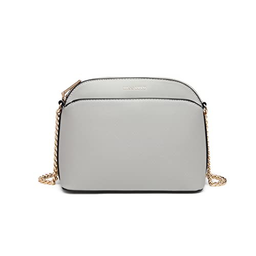 Miss Lulu Kleine Handtasche Damen, Umhängetasche Damen, Crossbody Bag Damen,Handtasche Damen Umhängetasche, Kleine Kette, Schultertasche von Miss Lulu