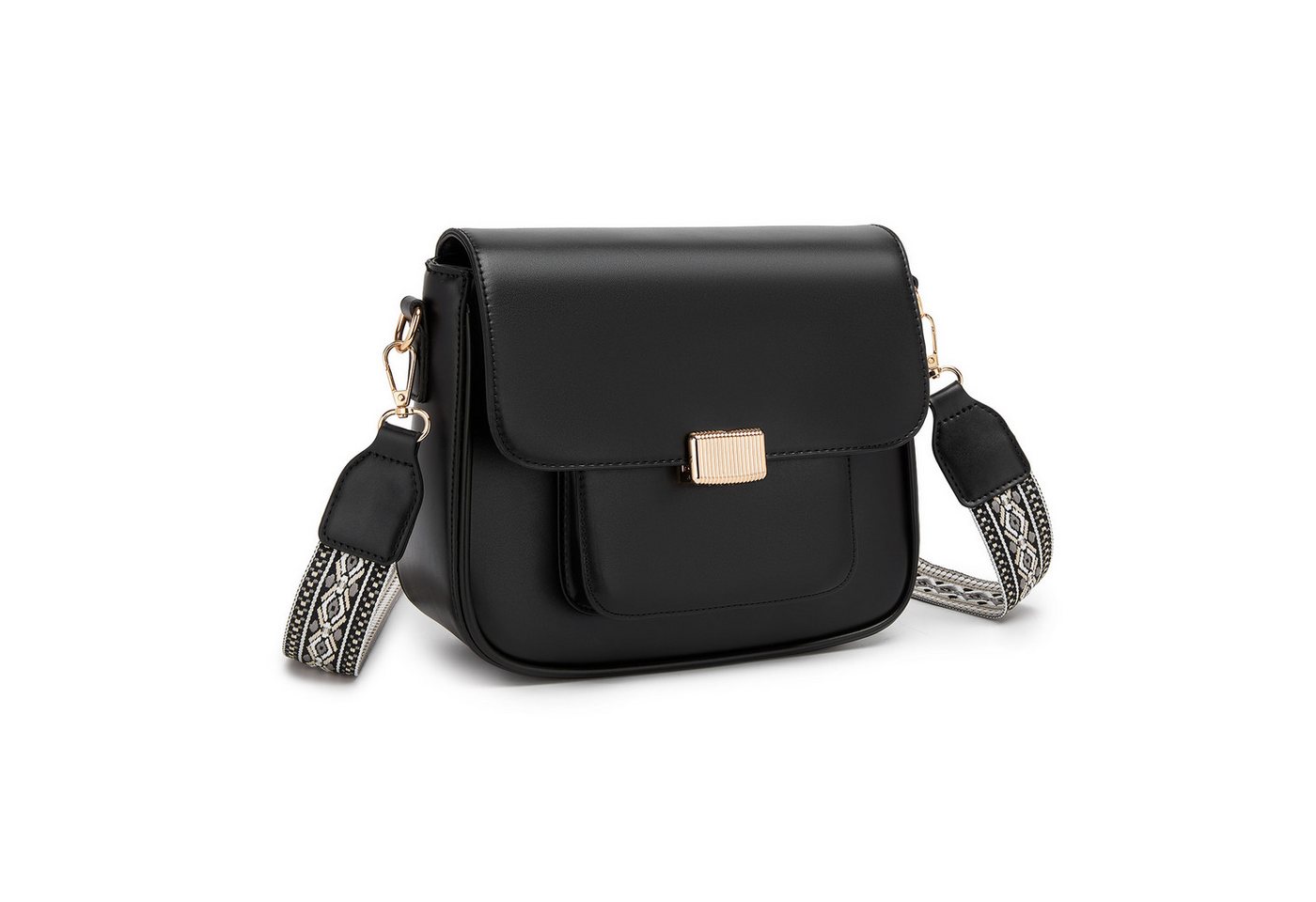 Miss Lulu Umhängetasche Mittelgroße Damen-Handtasche von Miss Lulu