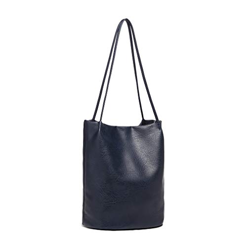 Miss Lulu Wildleder Tote Bag Groß Shopper Tasche Damen Handtasche Hobo Uni Tasche Slouchy Schultertasche Gross Shoulder Handbags Braun von Miss Lulu