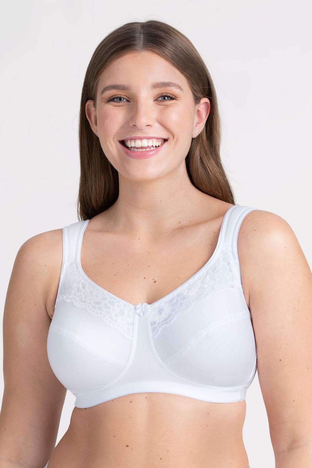 Große Größen Cotton Now Minimizer BH, Damen, weiß, Größe: 95B, Baumwolle/Elasthan/Polyester, Happy Size Women Große Größen Cotton Now Minimizer BH, Damen, weiß, Größe: 95B, Baumwolle/Elasthan/Polyester, Happy Size Women von Miss Mary of Sweden