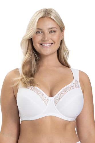 Miss Mary of Sweden Breeze Bügel-BH – weiche Spitze, leicht, formender Halt 85G Weiss von Miss Mary of Sweden