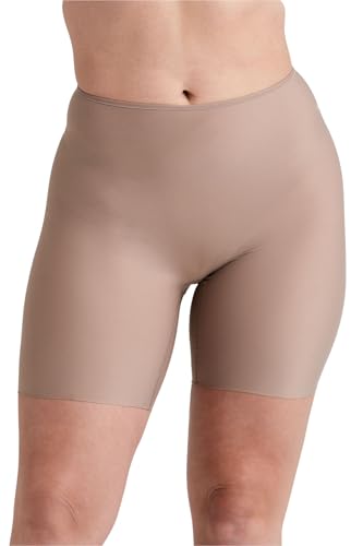 Miss Mary of Sweden – Cool Sensation Radlerhose Damen – Nahtlose, kühlende Unterhose mit langem Bein gegen Reibung an den Oberschenkeln 48 Taupe von Miss Mary of Sweden