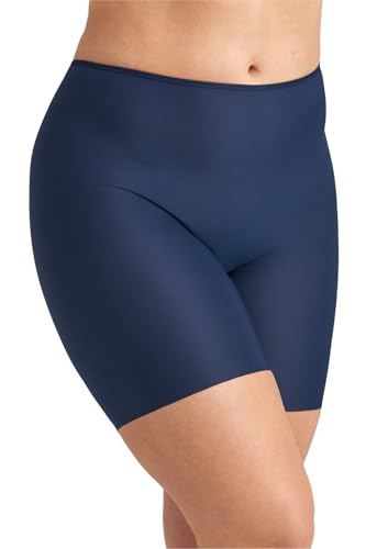 Miss Mary of Sweden – Cool Sensation Radlerhose Damen – Nahtlose, kühlende Unterhose mit langem Bein gegen Reibung an den Oberschenkeln 46 Dunkelblau von MISS MARY OF SWEDEN