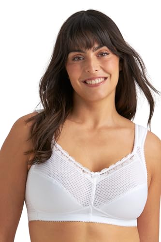 Miss Mary of Sweden Diamond bügelloser Vollschalen-BH, der hervorragenden Halt bietet 95E Weiss von Miss Mary of Sweden