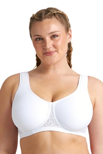 Miss Mary of Sweden Exhale Comfort Bügel-BH – leicht, atmungsaktiv, ungepolsterte Cups 95D Weiss von Miss Mary of Sweden