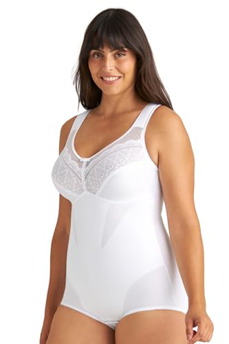 Miss Mary of Sweden Happy Hearts Figurformender, bügelloser Body 80D Weiss von Miss Mary of Sweden