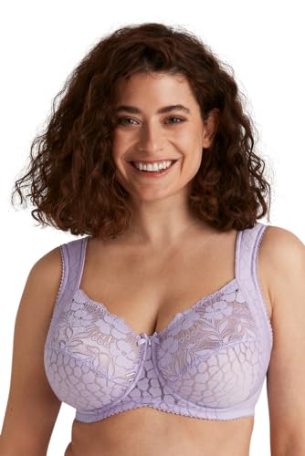 Miss Mary of Sweden Jacquard & Lace Bügel-BH mit seitlicher Unterstützung 105C Lavendel von Miss Mary of Sweden