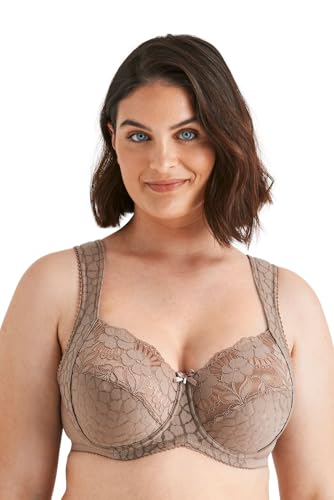 Miss Mary of Sweden Jacquard & Lace Bügel-BH mit seitlicher Unterstützung 80C Taupe Miss Mary of Sweden Jacquard & Lace Bügel-BH mit seitlicher Unterstützung 80C Taupe von Miss Mary of Sweden
