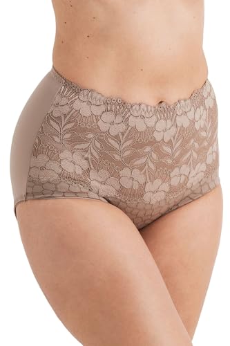 Miss Mary of Sweden Jacquard & Lace Miederhose 38 Taupe von Miss Mary of Sweden