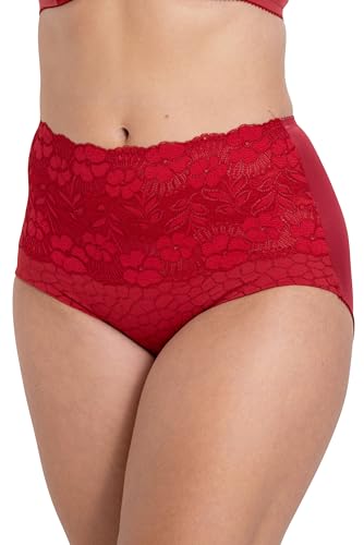 Miss Mary of Sweden Jacquard & Lace Miederhose 42 Rot von Miss Mary of Sweden