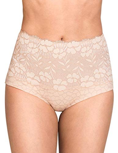 Miss Mary of Sweden Jacquard & Lace Miederhose 46 Beige von Miss Mary of Sweden