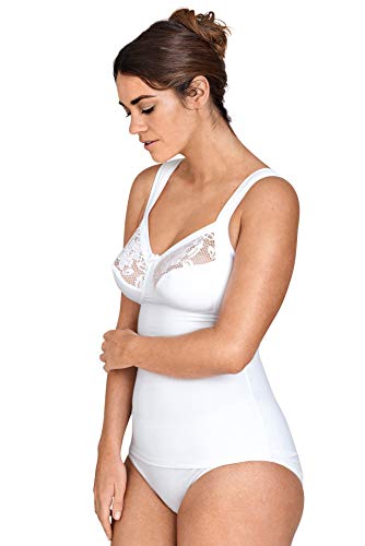 Miss Mary of Sweden Lovely Lace Hemdchen mit eingenähtem BH 90D Weiss von Miss Mary of Sweden