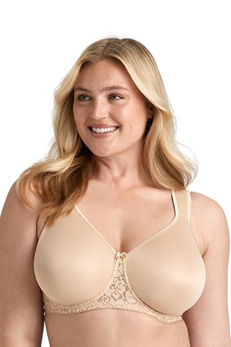 Miss Mary of Sweden Smooth Lacy T-Shirt BH mit Bügel 105E Beige von Miss Mary of Sweden