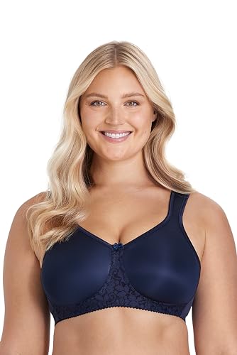 Miss Mary of Sweden Smooth Lacy T-Shirt BH ohne Bügel 85B Dunkelblau von Miss Mary of Sweden