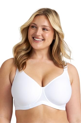 Miss Mary of Sweden – Stay Fresh T-Shirt BH mit Bügel, nahtlos und atmungsaktiv, breitere Träger für hohen Komfort und Halt 75E Weiss von Miss Mary of Sweden