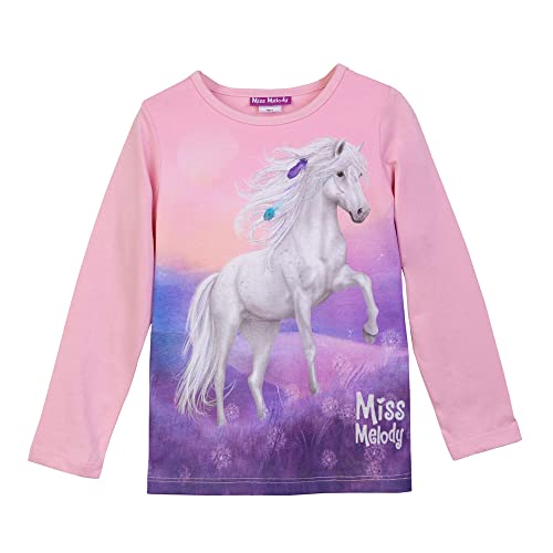 Miss Melody Mädchen T-Shirt 76014 rosa, Größe 128, 8 Jahre von Miss Melody