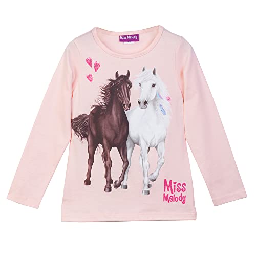 Miss Melody Mädchen T-Shirt 76016 rosa, Größe 128, 8 Jahre von Miss Melody