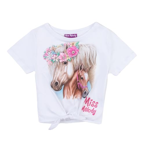 Miss Melody T-Shirt 76009 weiß, Größe 128, 8 Jahre von Miss Melody