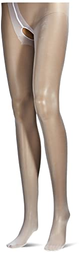 Miss O Ouvert Strumpfhose mit offenem Schritt 20den, White, XX-Large von Miss O