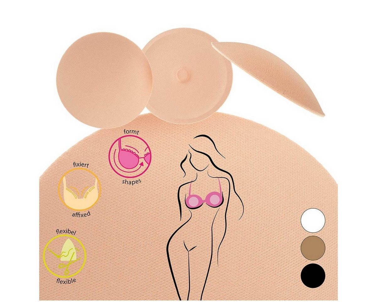 Miss Perfect Brustwarzenabdeckung W2G7000023457, Schaumstoff Haut, Weiß oder Schwarz, Silikon Haut oder Vlies Haut Miss Perfect Brustwarzenabdeckung W2G7000023457, Schaumstoff Haut, Weiß oder Schwarz, Silikon Haut oder Vlies Haut von Miss Perfect