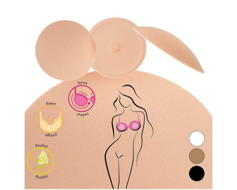 Miss Perfect Brustwarzenabdeckung W2G7000023457, Schaumstoff Haut, Weiß oder Schwarz, Silikon Haut oder Vlies Haut Miss Perfect Brustwarzenabdeckung W2G7000023457, Schaumstoff Haut, Weiß oder Schwarz, Silikon Haut oder Vlies Haut von Miss Perfect