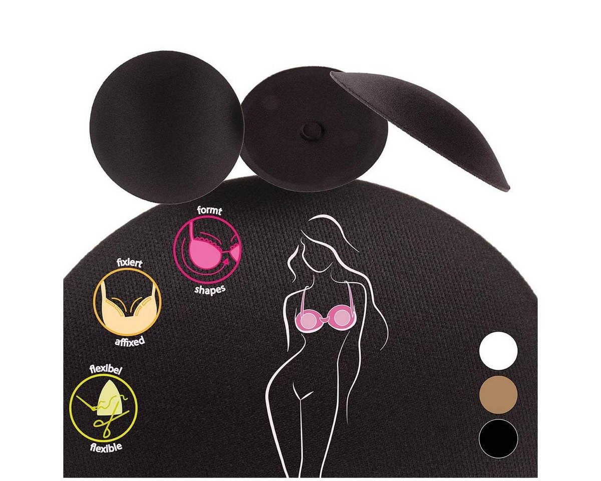 Miss Perfect Brustwarzenabdeckung W2G7000023457, Schaumstoff Haut, Weiß oder Schwarz, Silikon Haut oder Vlies Haut von Miss Perfect