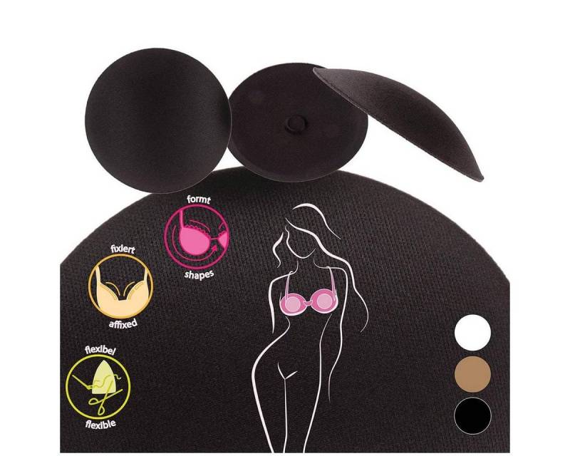 Miss Perfect Brustwarzenabdeckung W2G7000023457, Schaumstoff Haut, Weiß oder Schwarz, Silikon Haut oder Vlies Haut von Miss Perfect