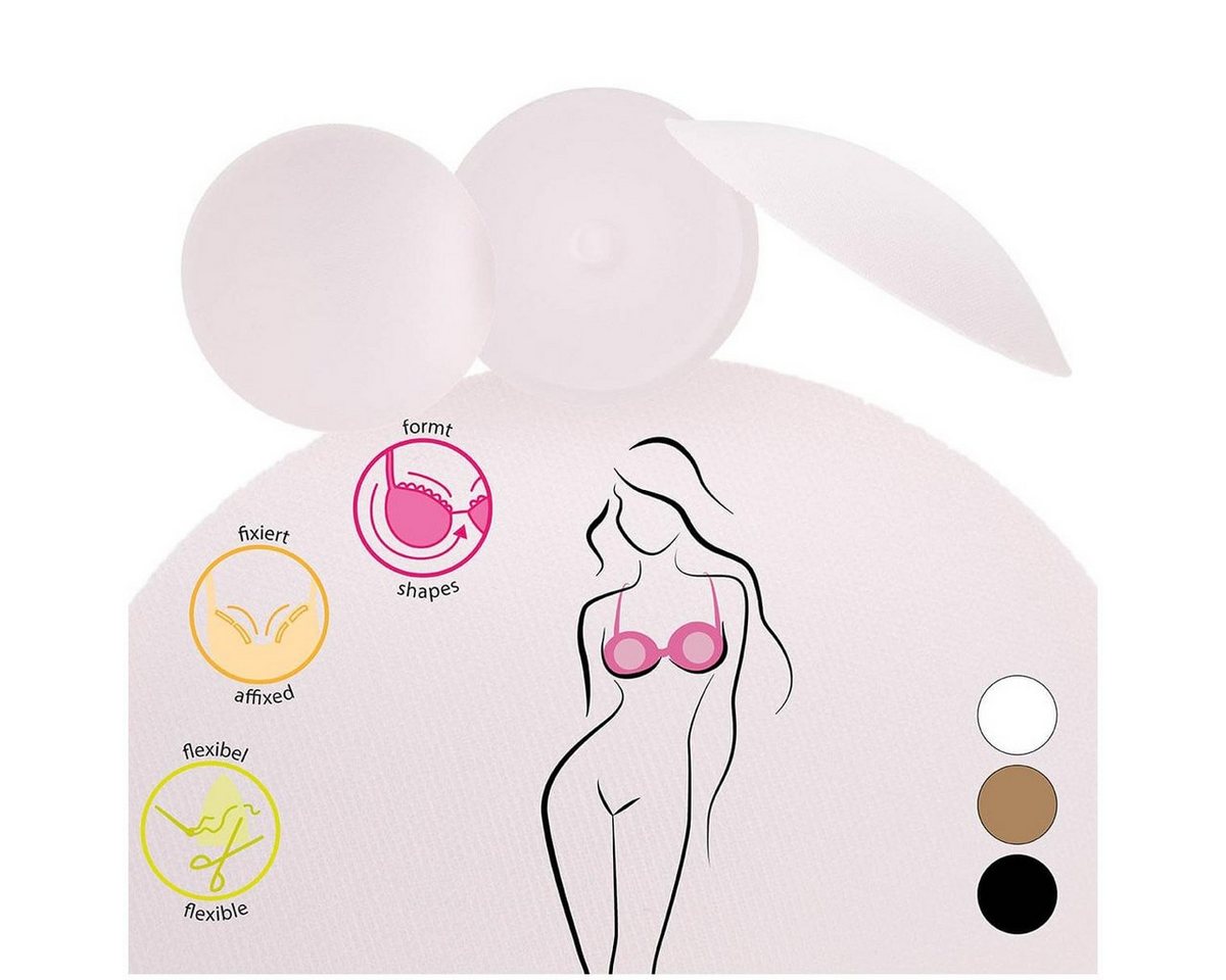 Miss Perfect Brustwarzenabdeckung W2G7000023457, Schaumstoff Weiß oder Schwarz, Silikon Haut oder Vlies Haut Miss Perfect Brustwarzenabdeckung W2G7000023457, Schaumstoff Weiß oder Schwarz, Silikon Haut oder Vlies Haut von Miss Perfect