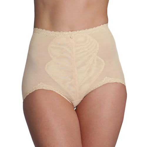 Miss Perfect Dessous Body Trim Feintüll Miederhose Shapewear Damen Hose Miederhose Bauchweg Unterhose Damen Bauchweg Slip Unterwäsche Größe 100 (50) in Hautfarben von Miss Perfect