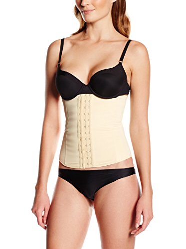 Miss Perfect Form & Funktion Shapewear Damen - Modellierender Gürtel Body Shaper Damen Korsett Bauch Weg Damen Waist Trainer in Haut Größe 2XL von Miss Perfect