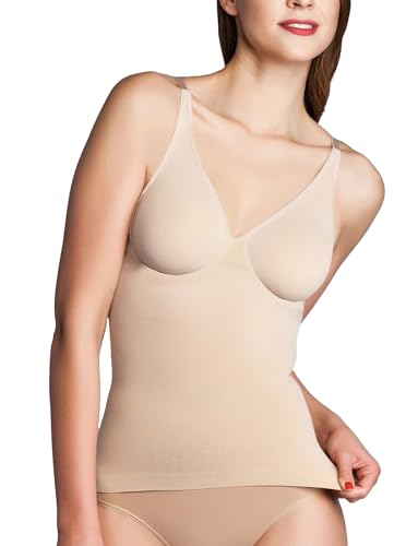 Miss Perfect Shapewear Damen - Unterhemd Bauchweg Hemd Damen Body Shaper Damen Shaping Unterwäsche Damen Top - formend & kühlend Haut Größe XXL von Miss Perfect