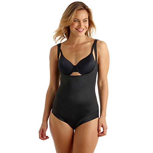 Miss Perfect TC Shapewear Damen - Bauchweg Body Damen Body Shaper Damen Miederbody Bauch Weg Shape Body - Back Magic Firm Control Schwarz Größe M von Miss Perfect
