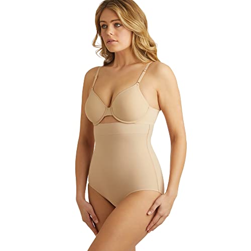 Miss Perfect TC Shapewear Damen - Hoher Slip - Sleek Essentials High Waist Brief (S-XXL), Farbe:Haut (SK), Größe:XL von Miss Perfect
