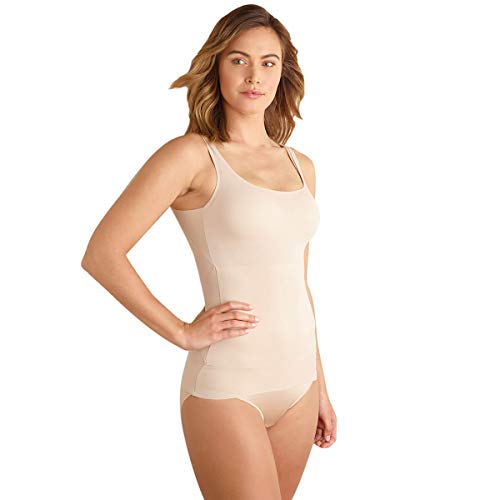 Miss Perfect TC Shapewear Damen - Unterhemd Bauchweg Hemd Body Shaper Damen Shaping Unterwäsche Damen - No Side Show Firm Control Haut Größe S von Miss Perfect