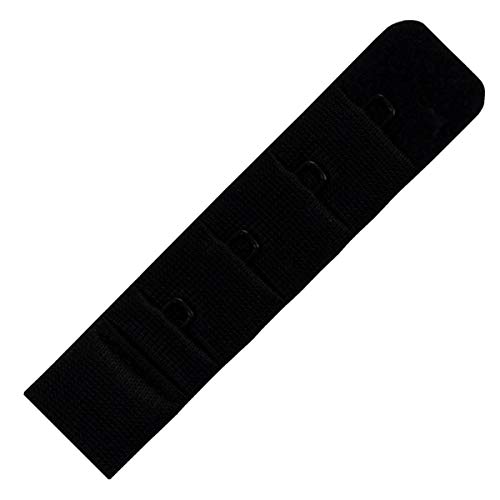 Miss Perfect Wow 2 Go BH Verlängerung 1 Haken Schwarz BH Verschluss Erweiterung Bra Extender 1,9 cm Breite von Miss Perfect