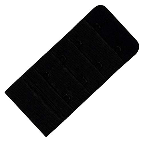 Miss Perfect Wow 2 Go BH Verlängerung 2 Haken Schwarz BH Verschluss Erweiterung Bra Extender 3,8 cm Breite von Miss Perfect