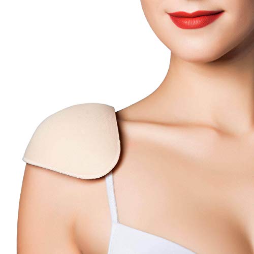 Miss Perfect Wow 2 Go Schulterpolster Schulterpads Schulter Push up Pads Shoulder Pads Schaumstoff Regular und Full Size Hautfarben Haut und Schwarz von Miss Perfect