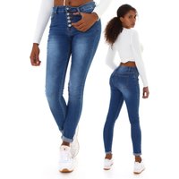 Casual High Waist Skinny Jeans von Miss RJ