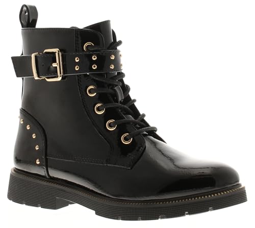 Miss Riot Goldmine Mädchen Stiefeletten, Schwarz , 28 EU von Miss Riot