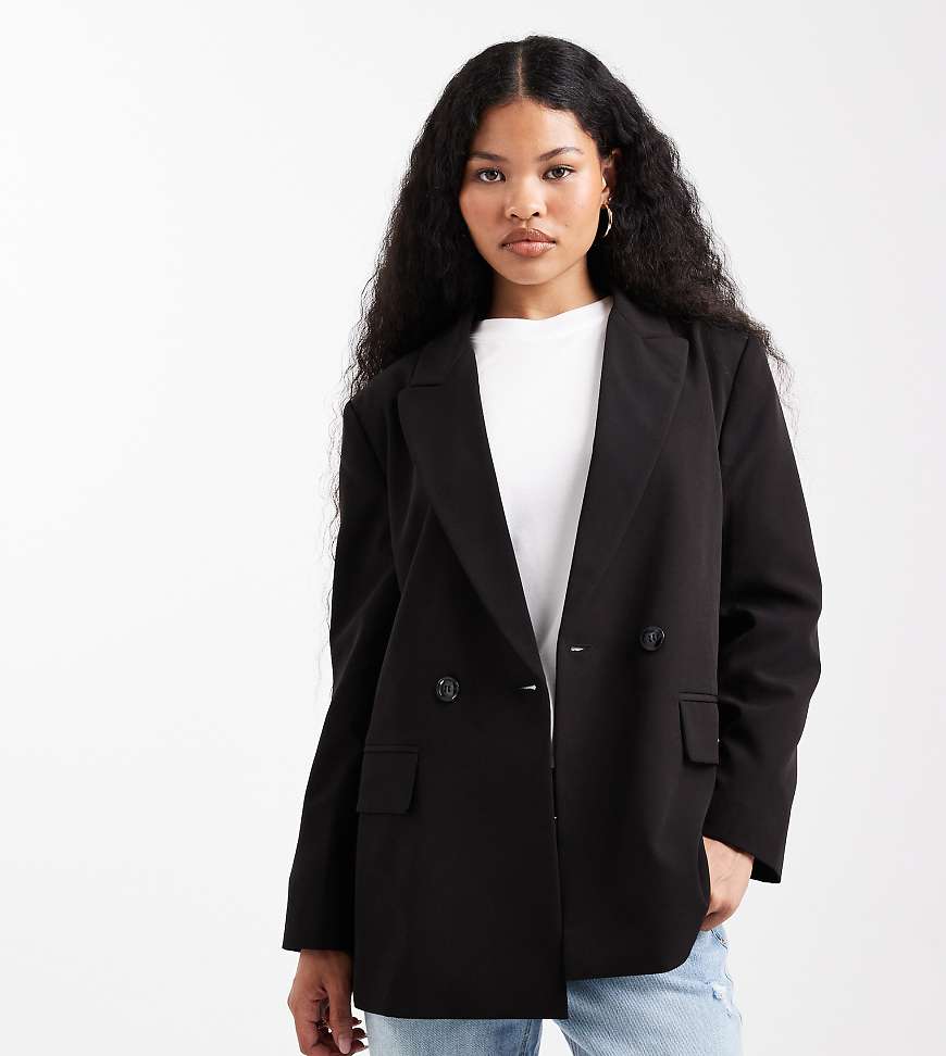 Miss Selfridge Petite - Oversize-Blazer in Schwarz von Miss Selfridge Petite