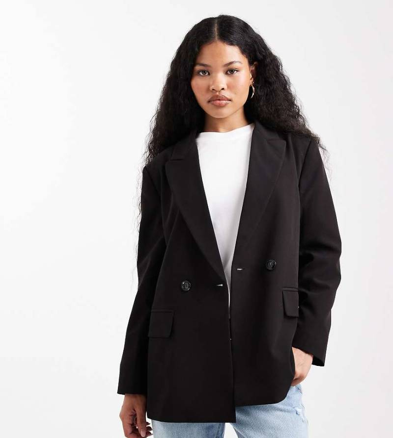 Miss Selfridge Petite - Oversize-Blazer in Schwarz von Miss Selfridge Petite