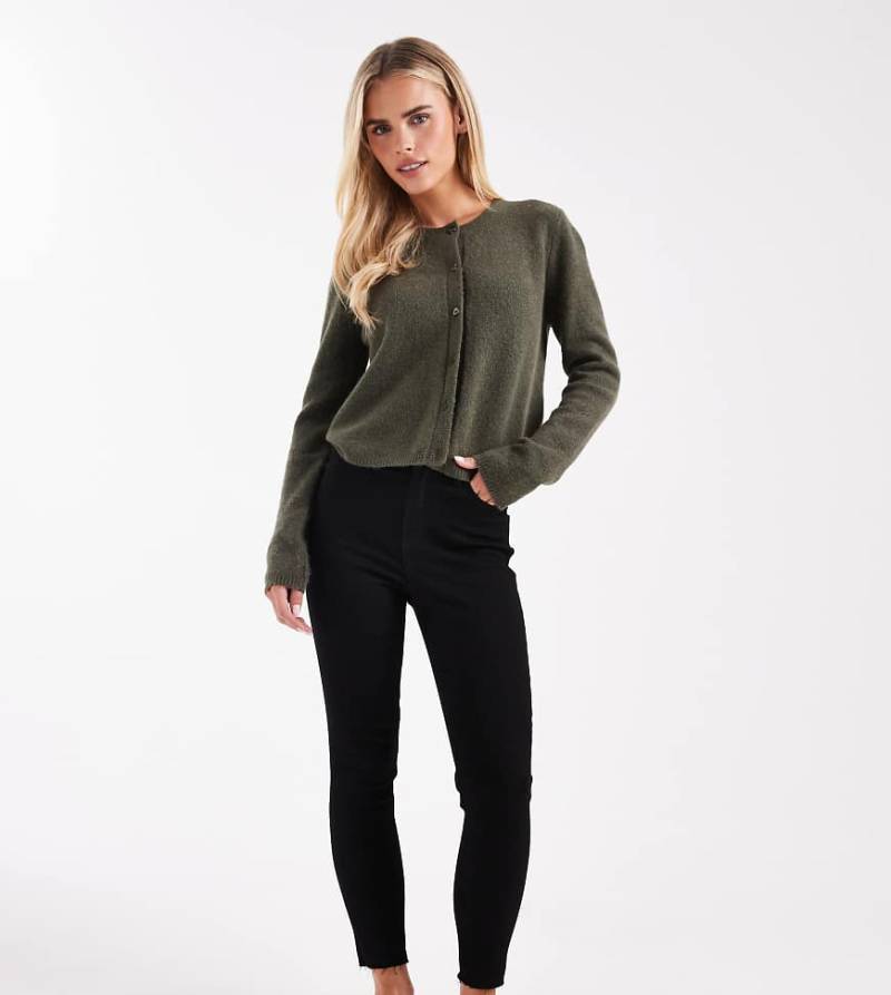 Miss Selfridge Petite - Skinny-Jeans in schwarzer Waschung von Miss Selfridge Petite