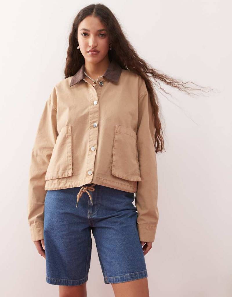 Miss Selfridge - Barn Jacket in Hellbraun von Miss Selfridge