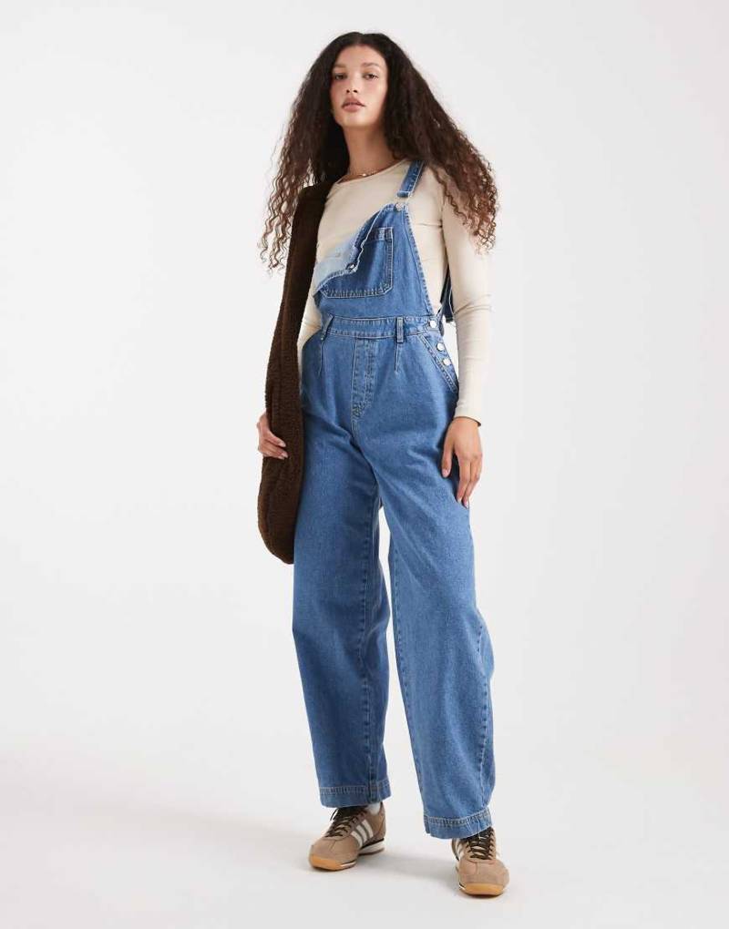 Miss Selfridge - Barrel-Leg-Jumpsuit in Mittelblau von Miss Selfridge