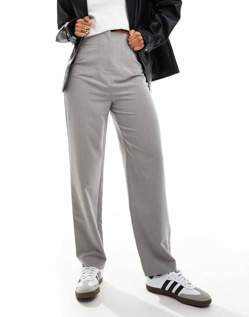 Miss Selfridge - Basic-Zigarettenhose in Grau von Miss Selfridge