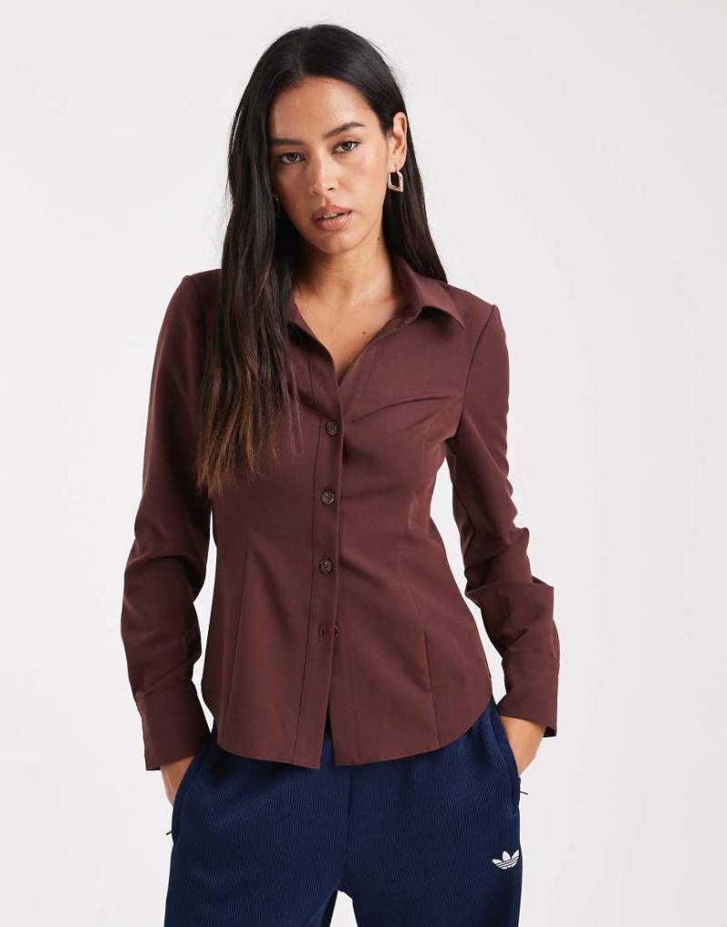 Miss Selfridge - Eleganter, figurbetonter in Schokobraun-Brown von Miss Selfridge