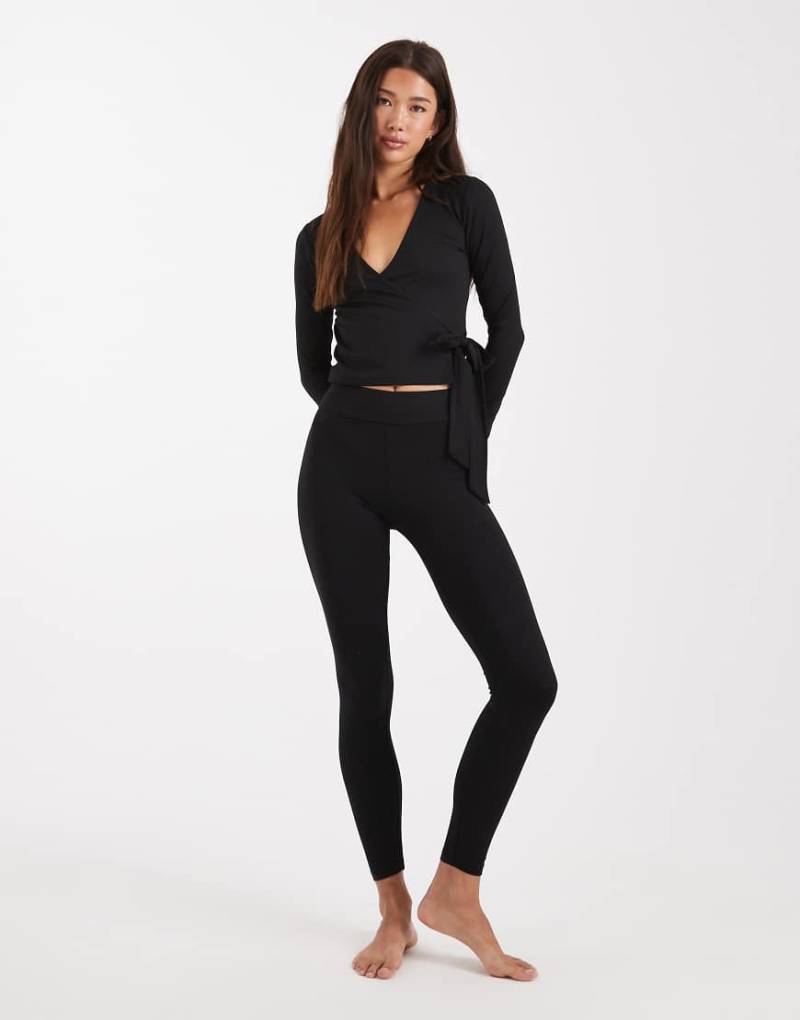 Miss Selfridge - Figurformende Leggings in Schwarz von Miss Selfridge